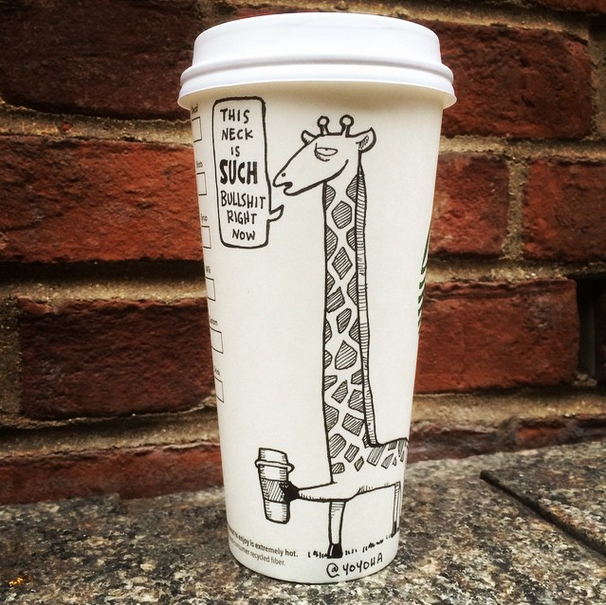 Giraffe problems #100CoffeeCups
